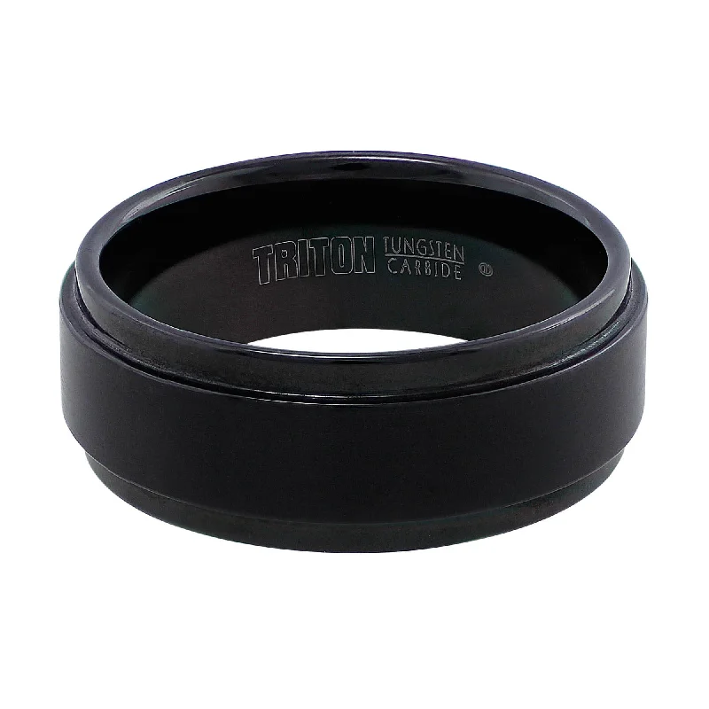 Black Tungsten Carbide Band