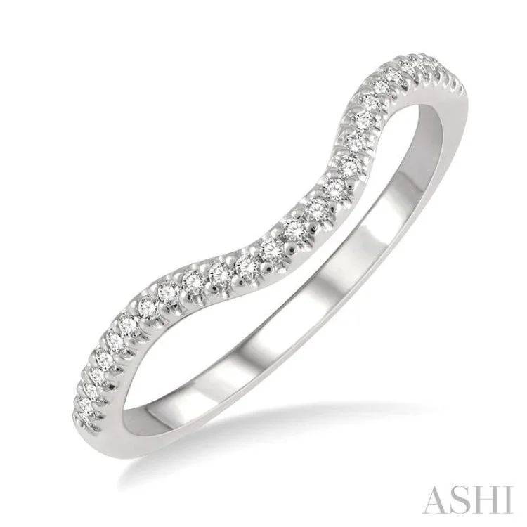 1/2 ct Filled Octagonal Center Round Cut and Baguette Fusion Diamond Ring in 14K White Gold