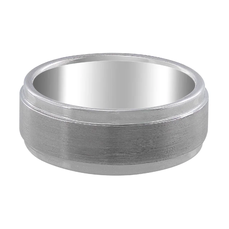 White Tungsten Carbide Band