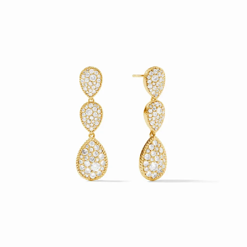 Julie Vos Luna Teardrop Tier Earring