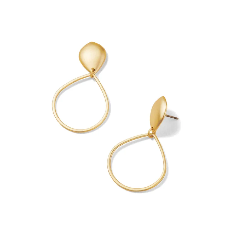 Spartina Droplet Earrings Gold