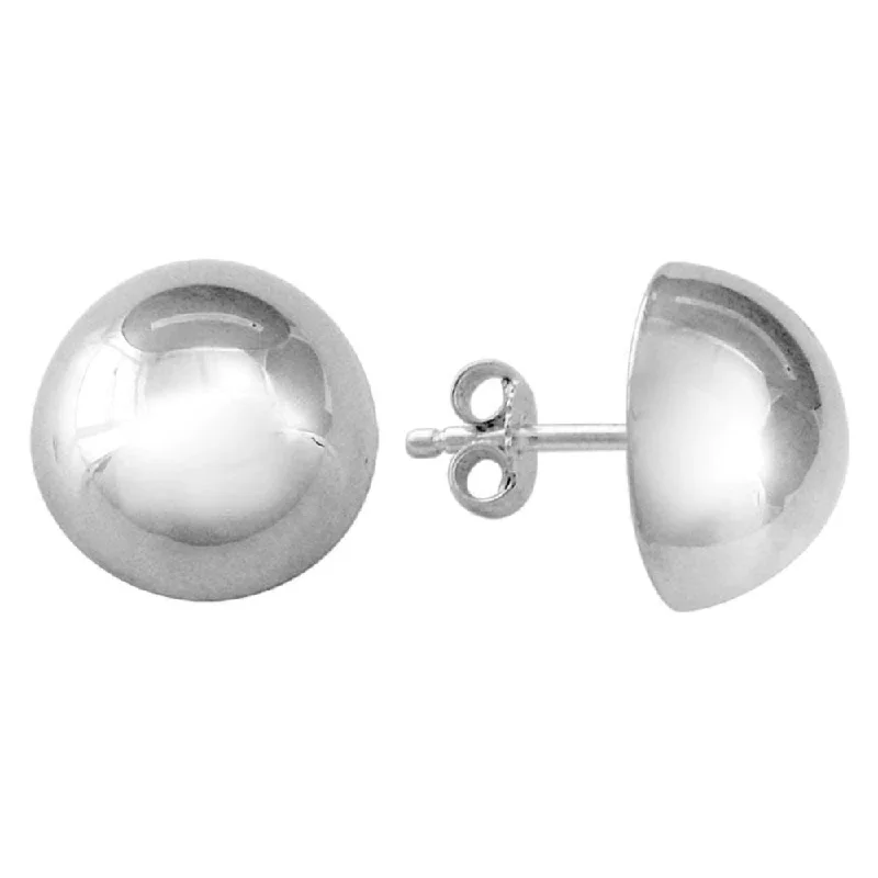 Sterling Silver 12mm Domed Studs