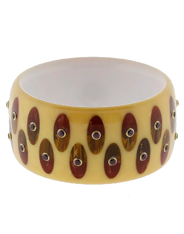 Beige Bakelite Bangle