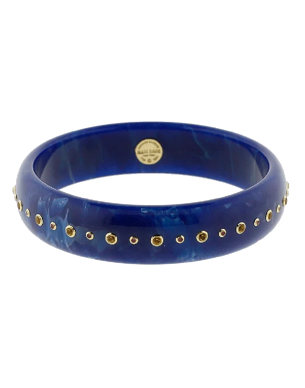 Blue Bakelite Bangle