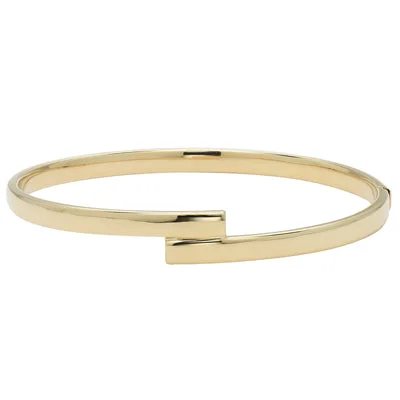 Bypass Bangle Bracelet in 14kt Yellow Gold