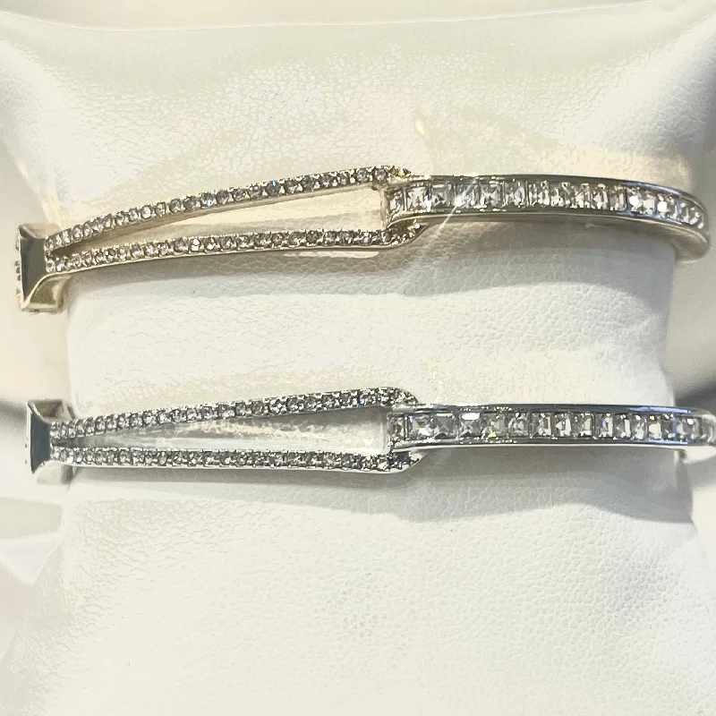 Crystal & Baguette Bangle