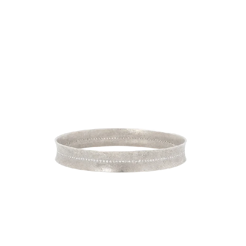 Flush Set Diamond Bangle