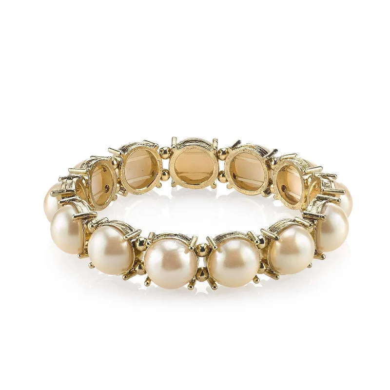 1928 Jewelry Classic Faux Pearl Stretch Bracelet