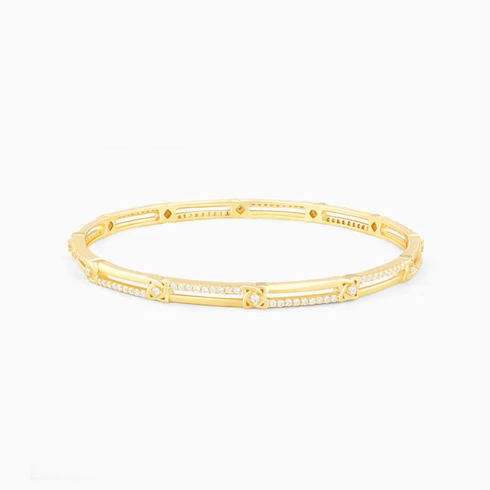 Golden Dual Line Bangle