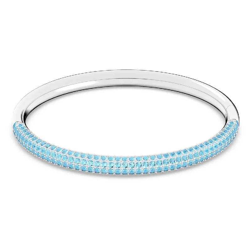 Swarovski Aqua Crystal Bangle Bracelet