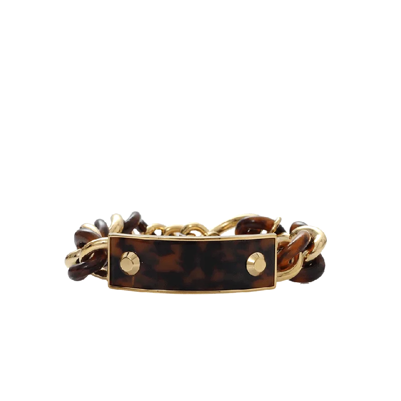 Tortoise And Cream Bangle